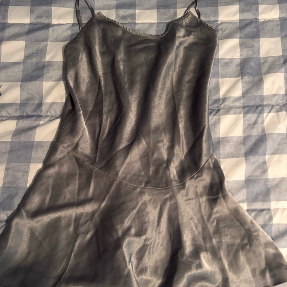 Vintage Victoria's Secret Gray Slip Chemise Intimates
